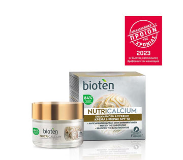Bioten Nutricalcium Κρέμα Ημέρας Ενδυνάμωσης & Αναπλήρωσης Ελαστικότητας SPF10 50ml
